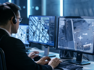 Controller analysing satellite imagery