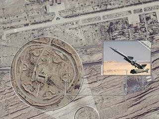 Satellite view with threat detection