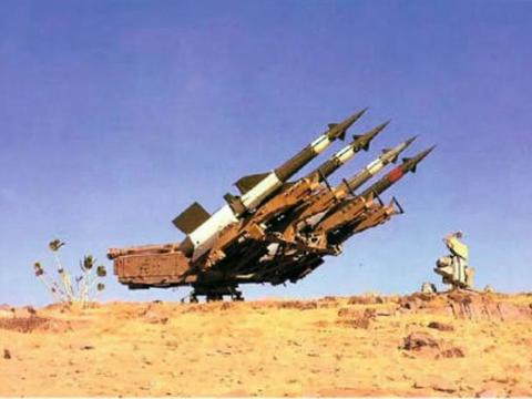 an engine with missiles on a deserted zone