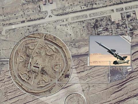 Satellite view with threat detection