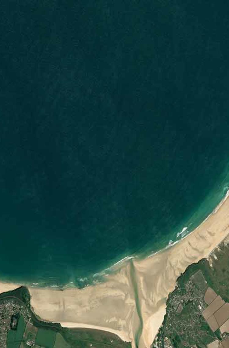 Carbis Bay overview from the sky Carbis Bay overview from the sky