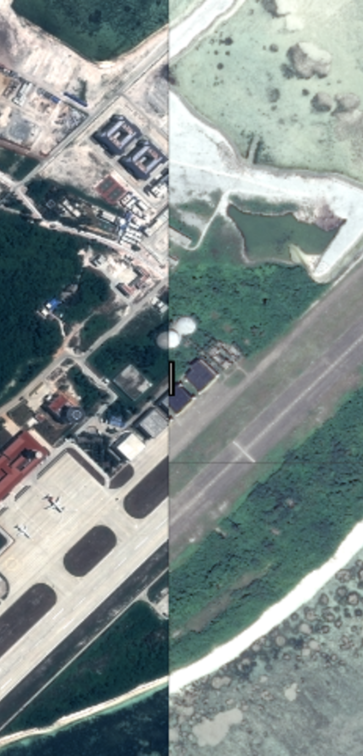 Satellite view of Fortion IA IMINT change detection